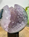 Amethyst & Agate Sphere Geode with Crystal Formation - SPH0215