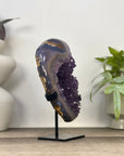 Natural Amethyst Stone with Agate Shell from Uruguay - MWS3346