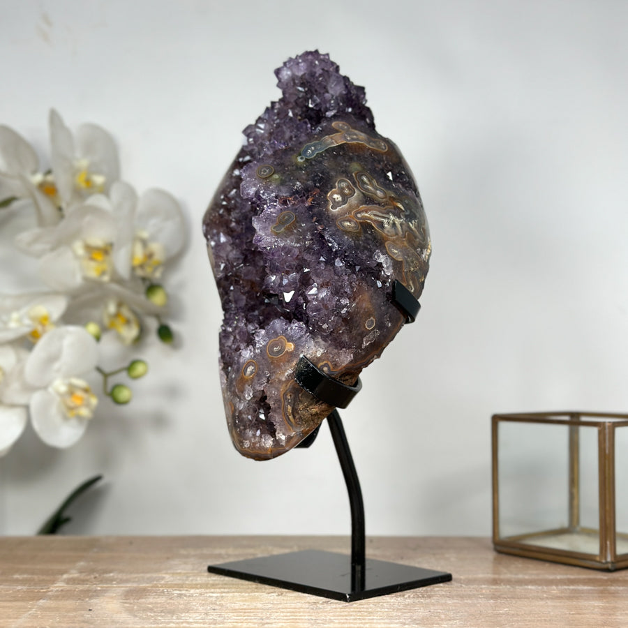 Stunning Natural Amethyst Specimen full of Stalactites Formations - MWS1801