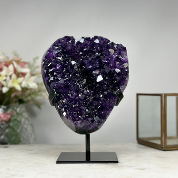Top Quality Natural Amethyst Cluster Specimen: A Stunning Crystal for Display in Home or Office - MWS0851