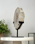 Natural Quartz Portal with Metal Stand - MWS2132