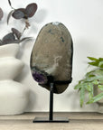 Natural Top Grade Amethyst Geode with Metal Stand - MWS3218