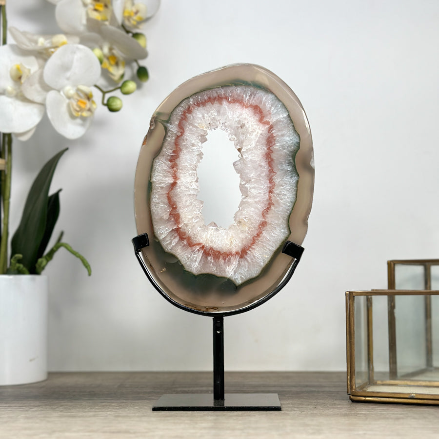 Rare Natural Agate &amp; Quartz Stone Portal