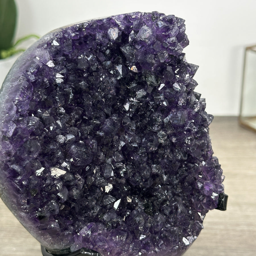 Premium Uruguayan Amethyst Stone on Stand - MWS3026