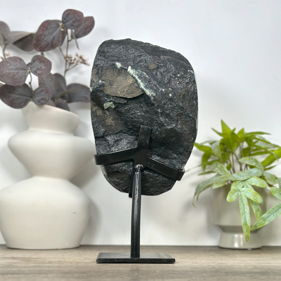 Uruguayan Amethyst Geode on Metal Stand - MWS3084
