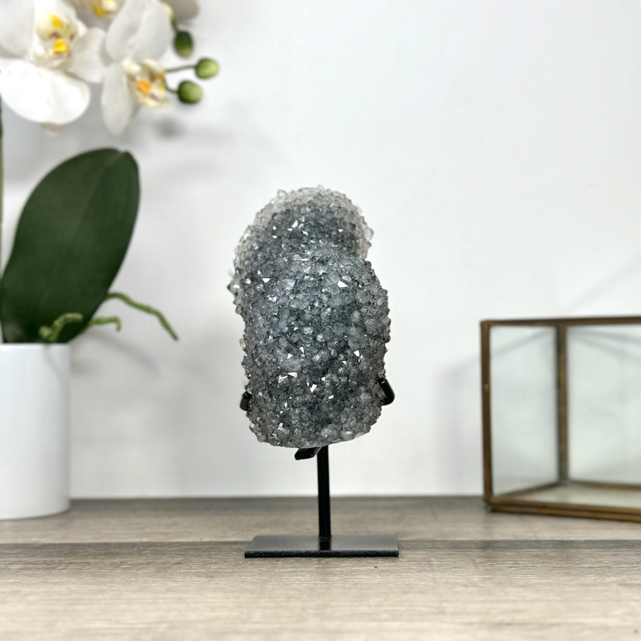 Natural Quartz Stalactite Crystal Formation on Stand - MWS2877