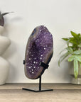 Natural Amethyst Stone with Agate Shell from Uruguay - MWS3346