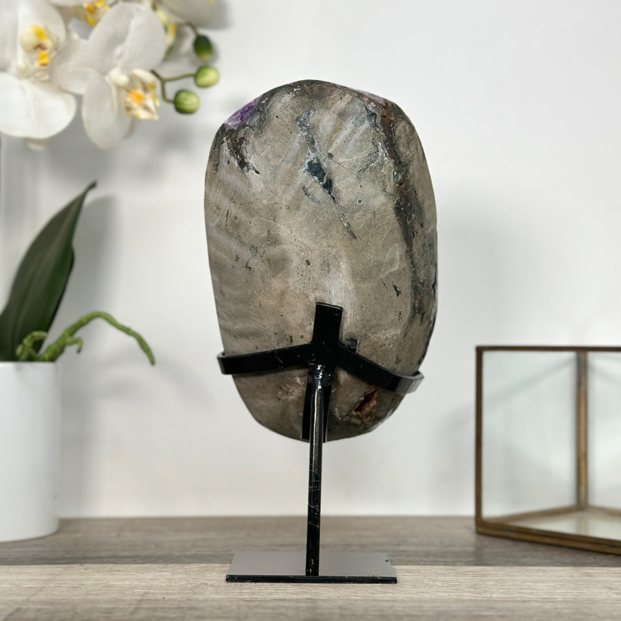Deep Purple Amethyst Crystal Cluster for Home Decor Display - MWS2633