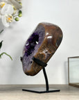 Natural Amethyst Geode with Agate Shell - MWS2431