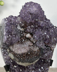 Natural Amethyst Cluster with Stalactite Formation & Collector Grade Calcite - MWS2531