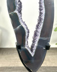 Natural Agate & Amethyst Geode Slice Portal - MWS3243