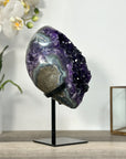 Top Grade Amethyst Crystal Geode on Stand - MWS2679