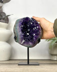 Top Quality Natural Amethyst Crystal Cluster on Stand - MWS3382