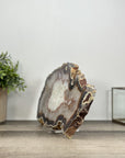 Natural Uruguayan Quartz Stone Slice - SLC0010