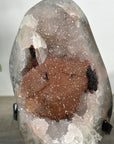 Beautiful Calcite Specimen Covered with Orange Tone Druzy Crystals - MWS2338