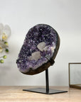 Stunning Natural Amethyst Geode with Calcite Crystal inclusions - MWS1865