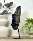 Natural Amethyst Specime from Uruguay - Stand Included - MWS3173