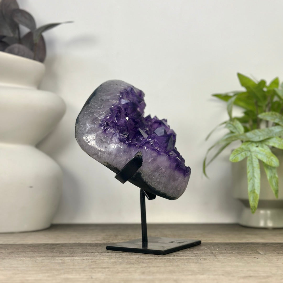 Uruguayan Amethyst Cluster with Large Beautiful Crystals - MWS3334