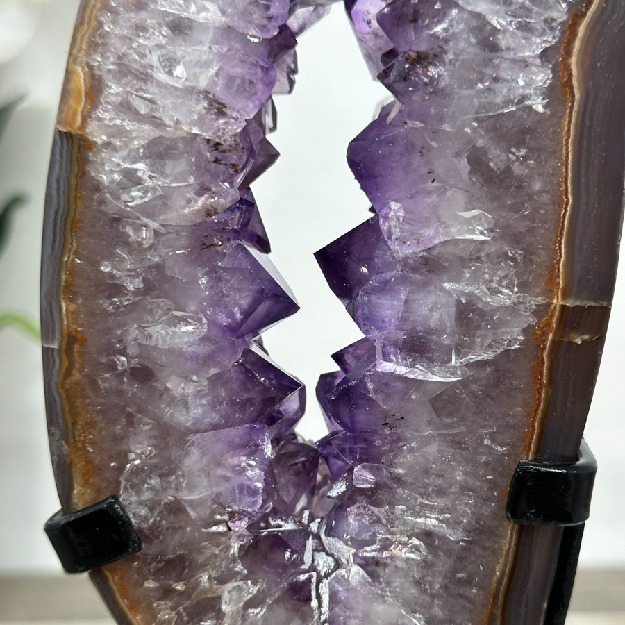 Natural Amethyst &amp; Agate Crystal Portal - MWS1948
