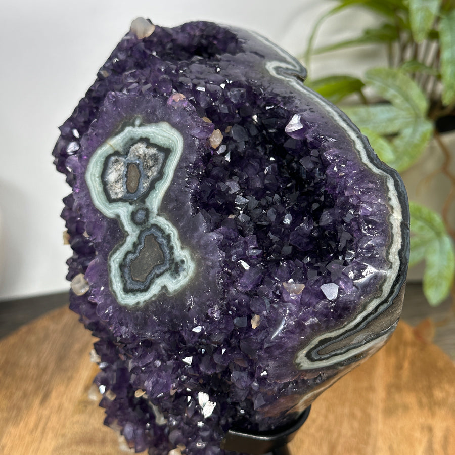 Top Grade Amethyst &amp; Green Jasper Stalactite Formation - MWS3107