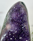 Large Natural Amethyst Geode with Unique Polished Quartz & Jasper Shell - CBP1405