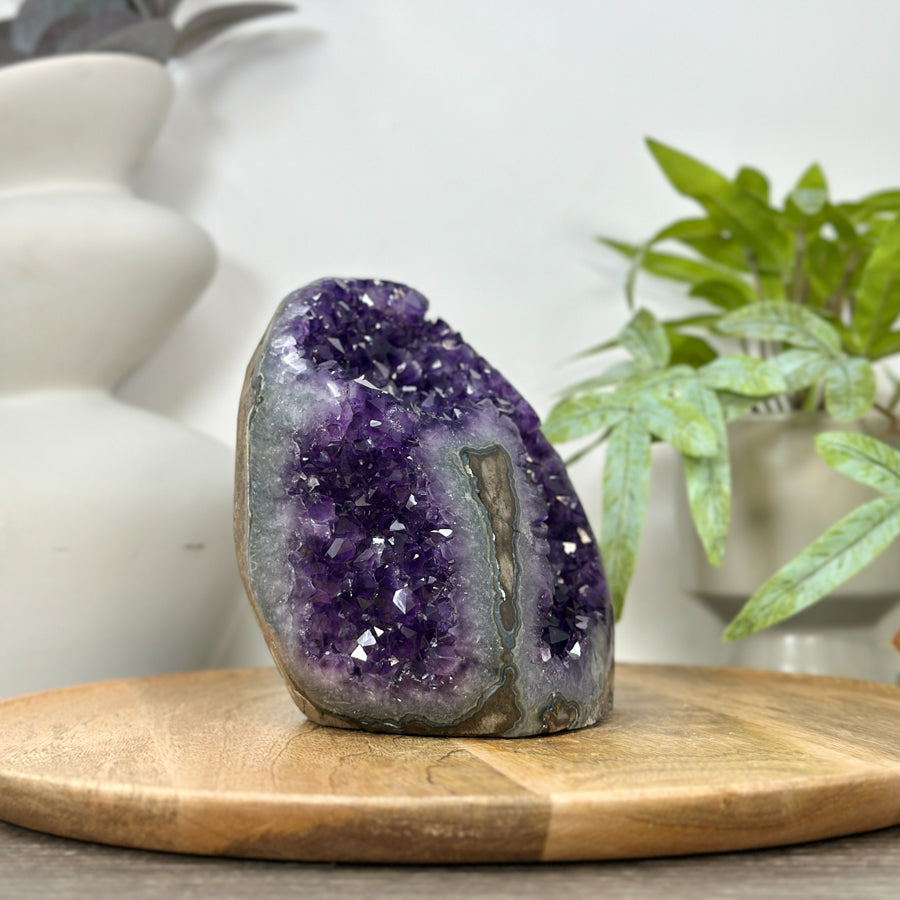 Natural Amethyst Crystal Cathedral for Home Decor - CBP1299