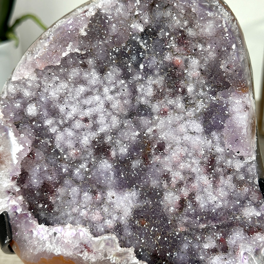 Unique Natural Sugar Amethyst Crystal Geode - MWS2178