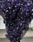 Premium Quality Amethyst Crystal Cluster – Natural Specimen on Stand - MWS2938