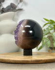 Large Amethyst & Agate Sphere Geode from Uruguay - SPH0164