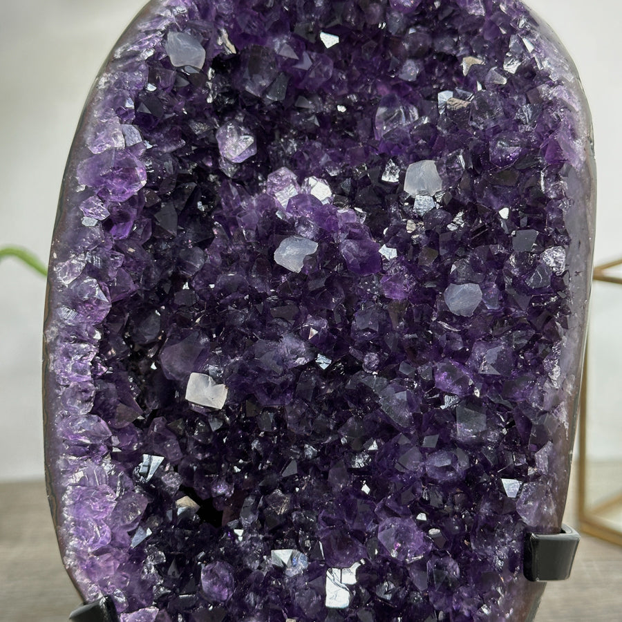 Deep Purple Amethyst Crystal Cluster for Home Decor Display - MWS2633