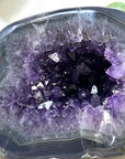 Huge Amethyst & Agate Geode with Handpolished Shell - STGE0083
