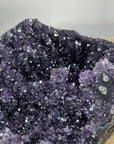 Natural Amethyst Geode Crystal Cluster for Home Decor Display - CBP1166