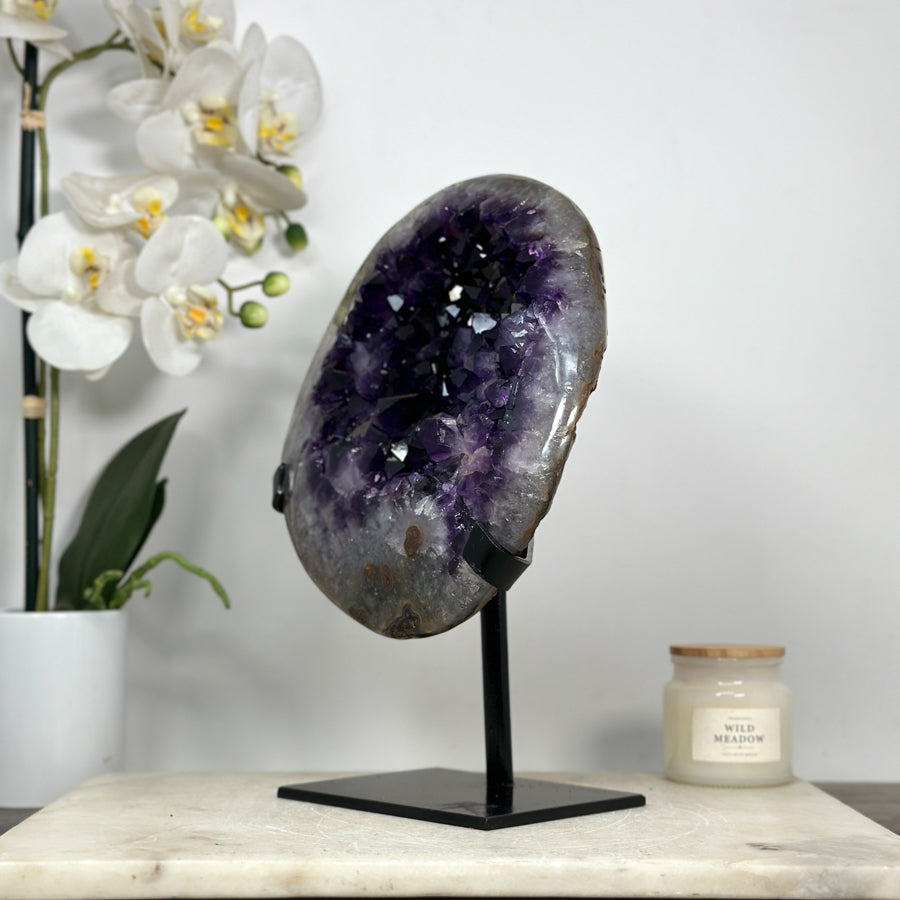 Natural Large Amethyst Geode with Deep Color - MWS2042