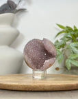 Amethyst Druzy & Jasper Sphere Geode - SPH0179