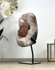 Beautiful Calcite Specimen Covered with Orange Tone Druzy Crystals - MWS2338