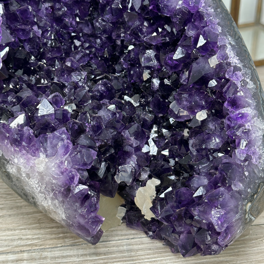 Natural Uruguayan Amethyst Selfstanding Geode - CBP1287