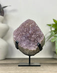 Natural Amethyst Cluster with Unique Quartz Matrix - MWS3333