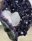 Unique Natural Top Grade Amethyst Geode with Calcite Formation - MWS3027