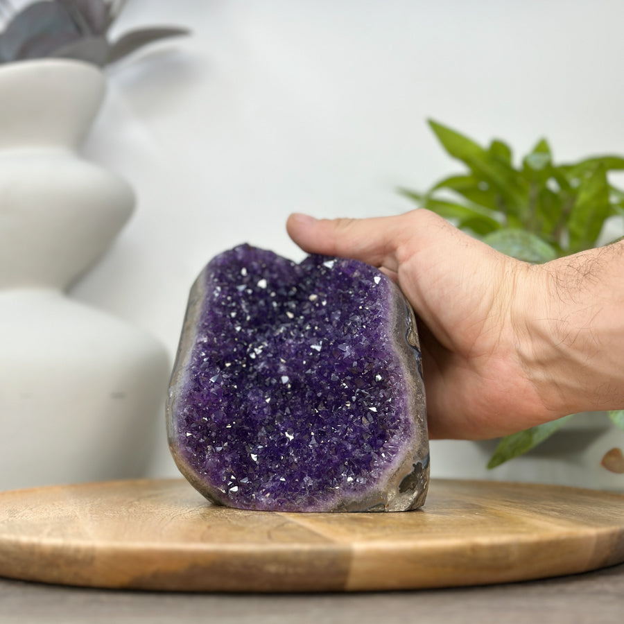 Natural Amethyst Self Standing Cathedral - CBP1294