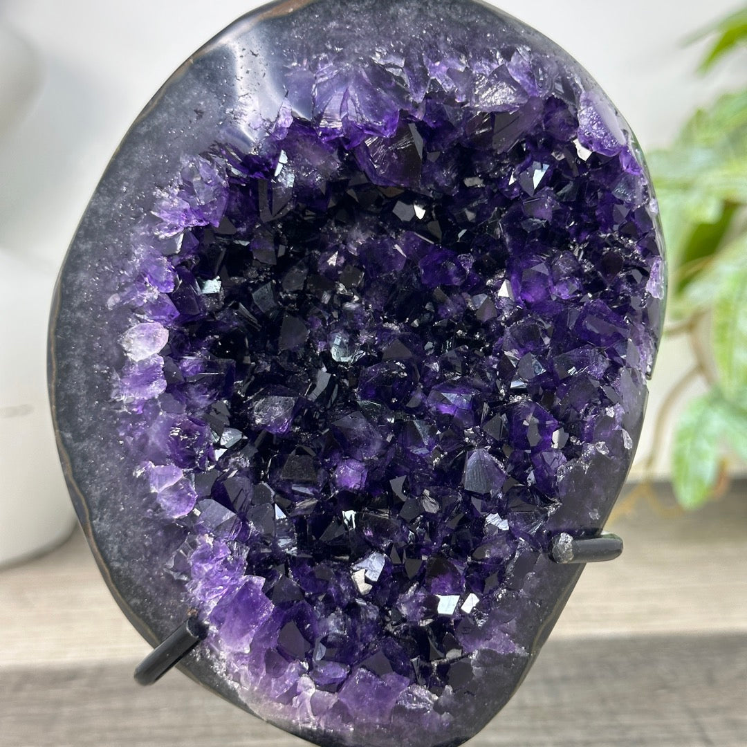 Top Grade Natural Amethyst Stone on Stand - MWS3269