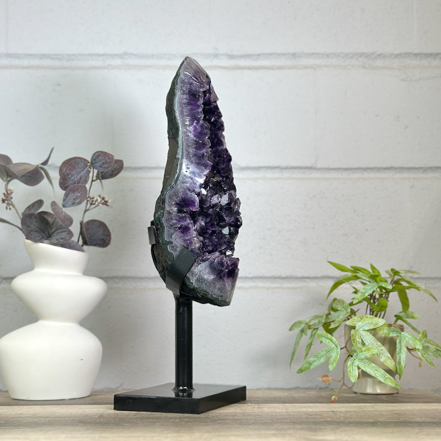 Huge Natural Amethyst Crystal Formation - Unique Statement Piece - MWS3155