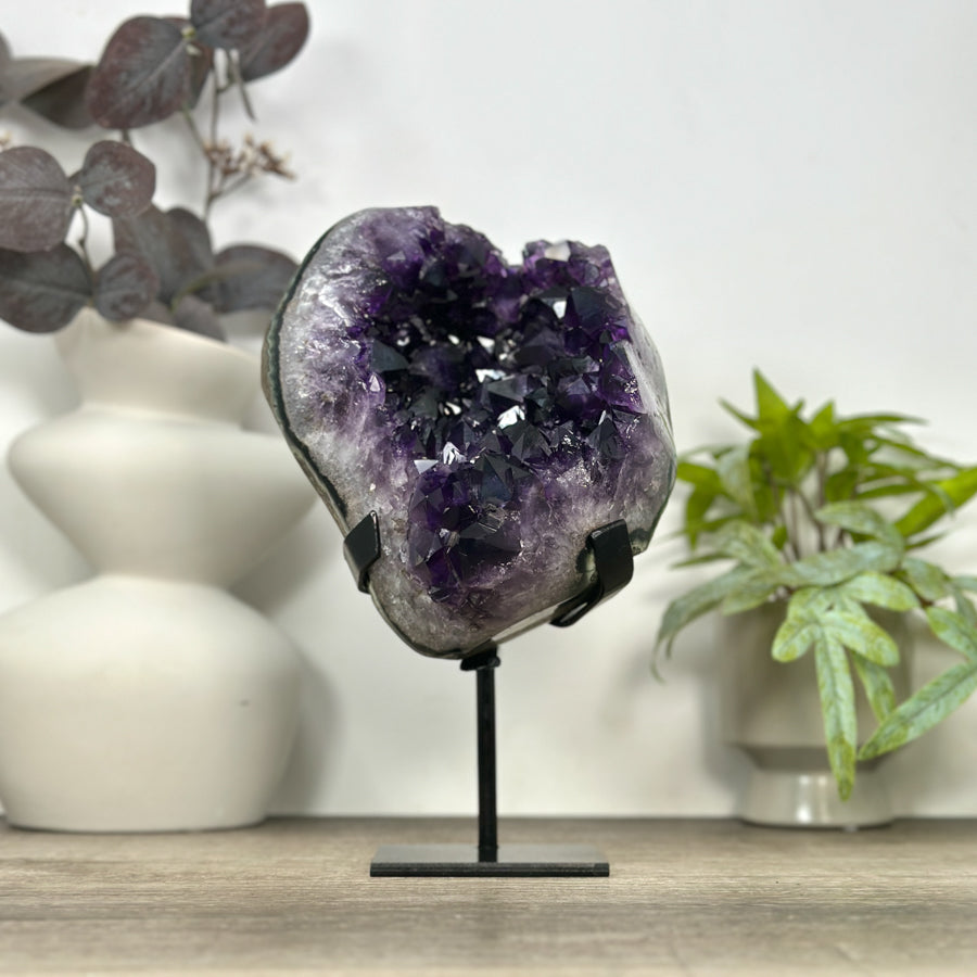 Natural Uruguayan Amethyst Crystal Formation - MWS3083