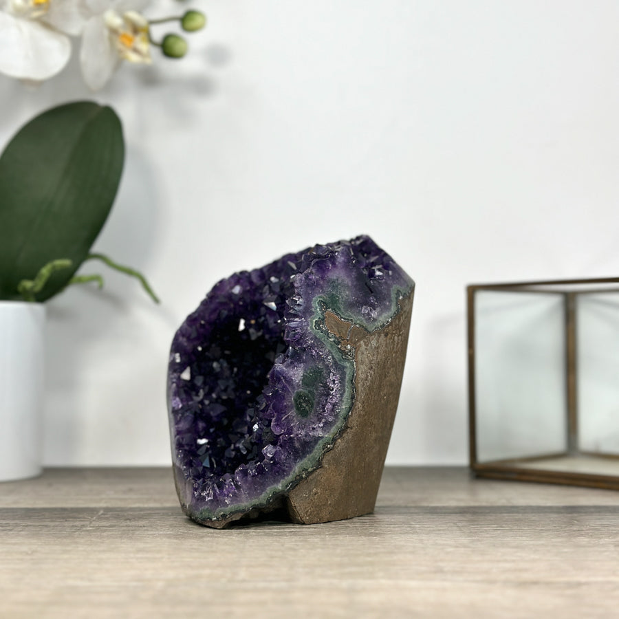 Natural Amethyst Cathedral Geode for Home decor - CBP1291