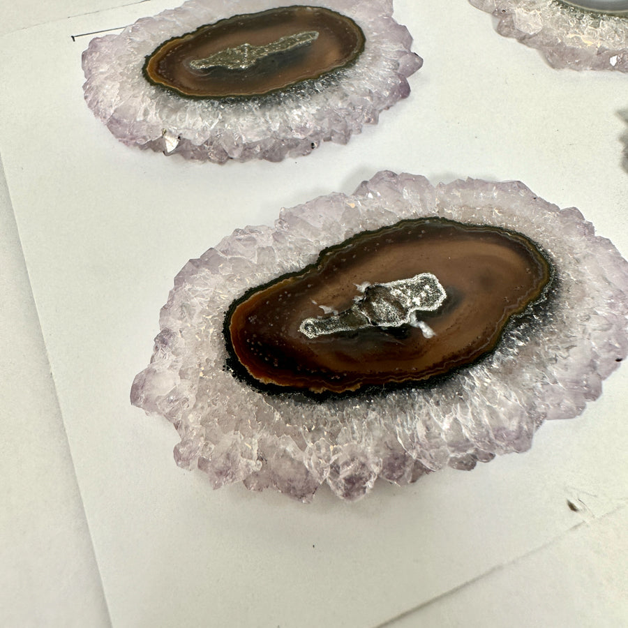 Genuine Stalactite Slices Flat - Perfect for Crafting Unique Jewelry - STS0075