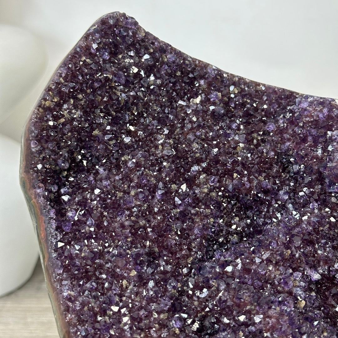 Natural Blue Agate &amp; Amethyst Crystal for Home Decor - CBP1395