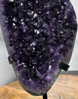 Unique Natural Amethyst Crystal Cluster on Stand - MWS3063