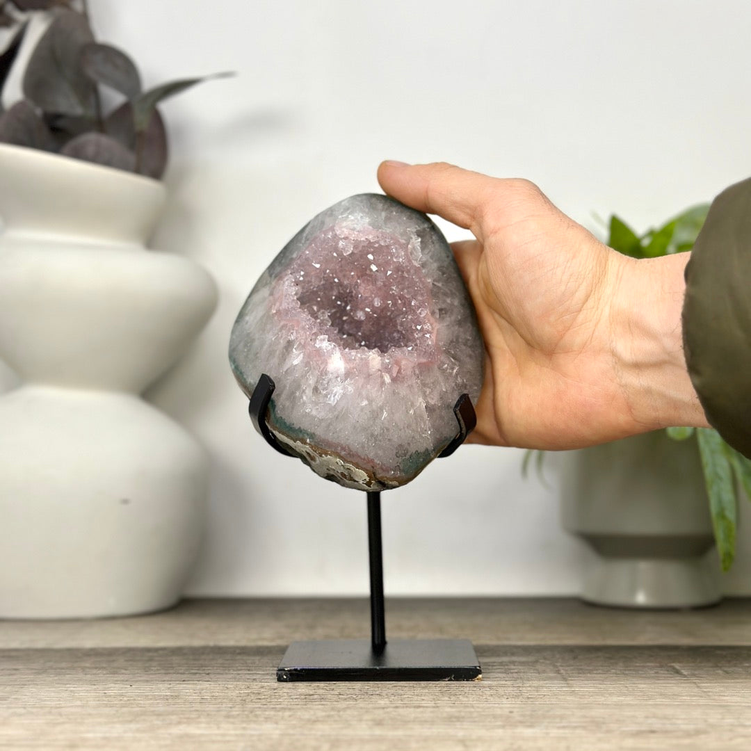 Pink Tone Amethyst Geode - MWS3373
