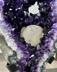 Large Top Grade Amethyst Geode with Calcite Crystal Inclusion - MWS2963