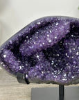 Natural uruguayan Amethyst Geode with Calcite Inclusion - MWS3379