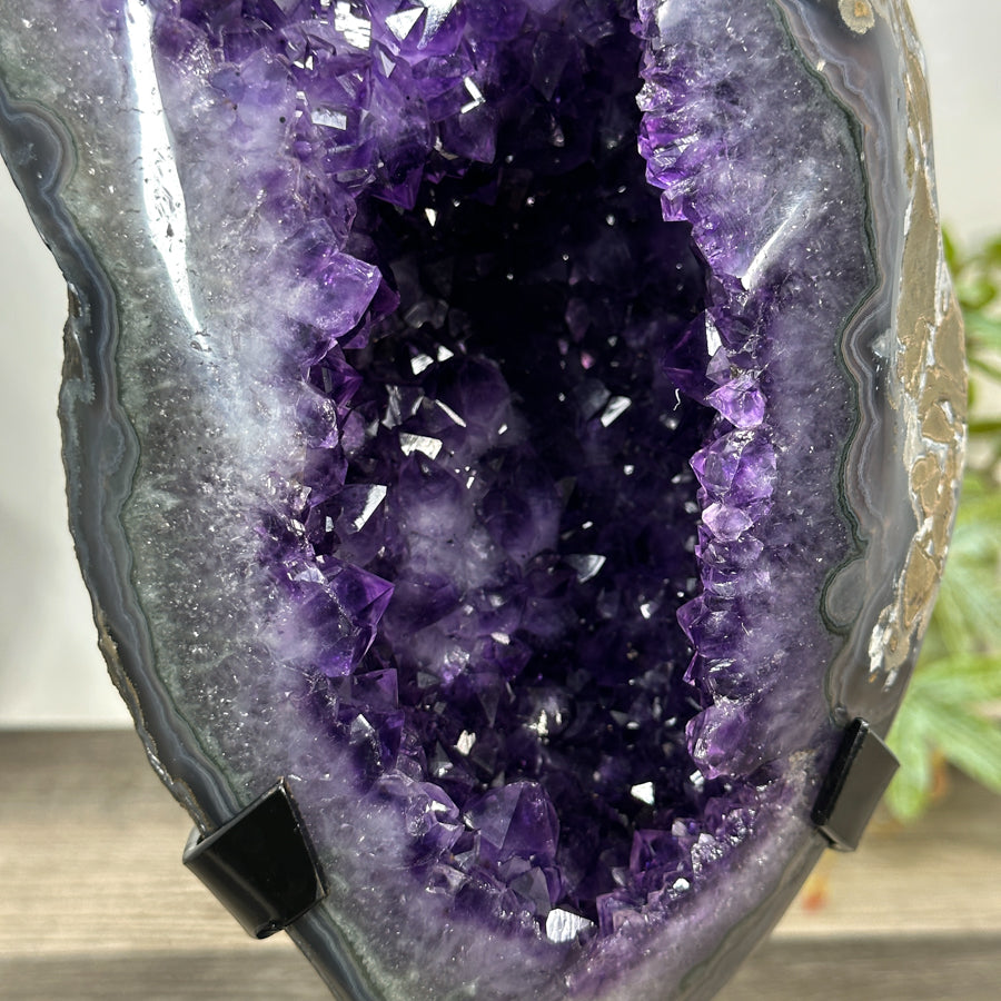 Natural Uruguayan Amethyst Geode - Top Quality Crystal - MWS3190